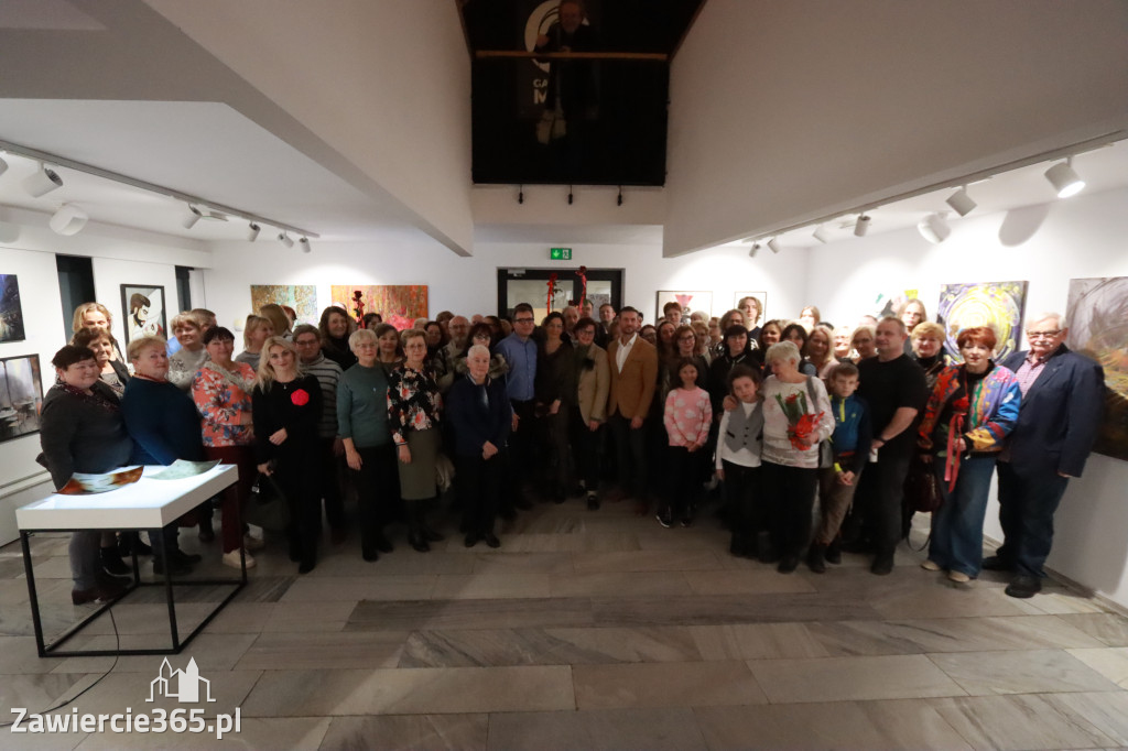 Fotorelacja: Wernisaż wystawy „Artyści na 110” w Zawierciu