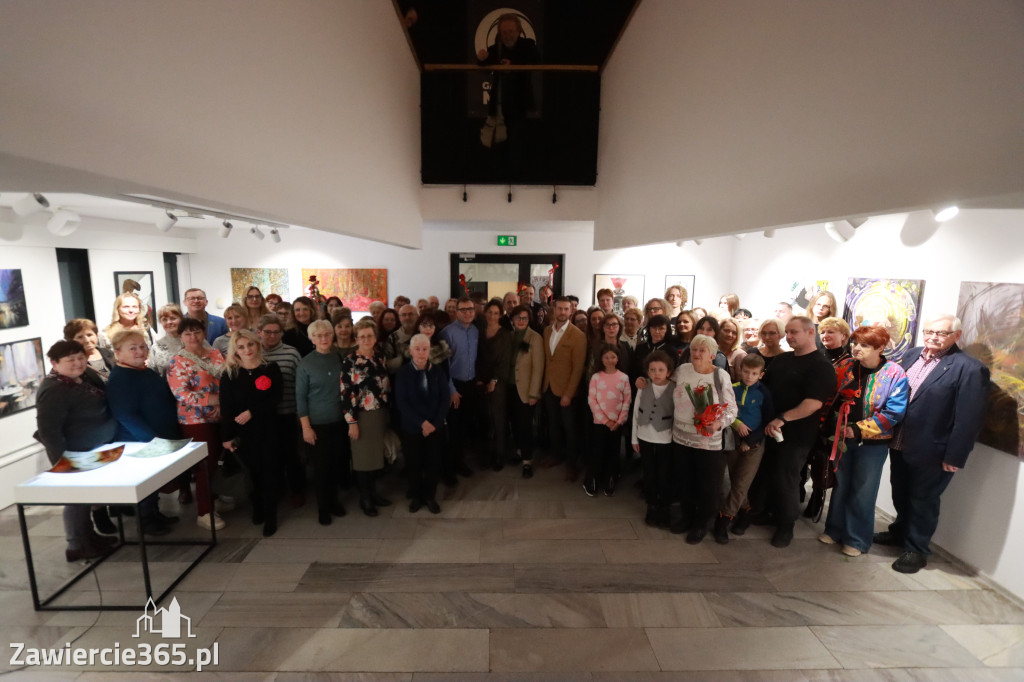 Fotorelacja: Wernisaż wystawy „Artyści na 110” w Zawierciu