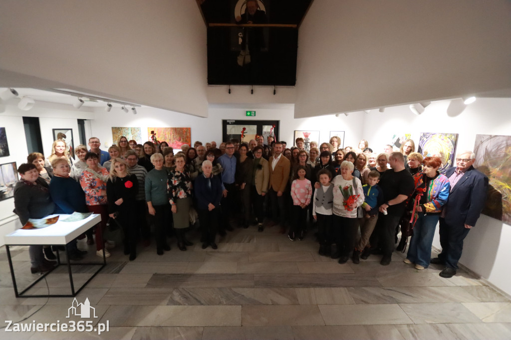Fotorelacja: Wernisaż wystawy „Artyści na 110” w Zawierciu
