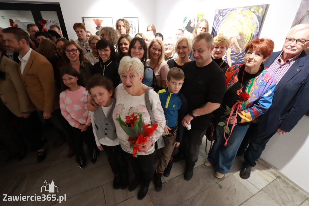 Fotorelacja: Wernisaż wystawy „Artyści na 110” w Zawierciu