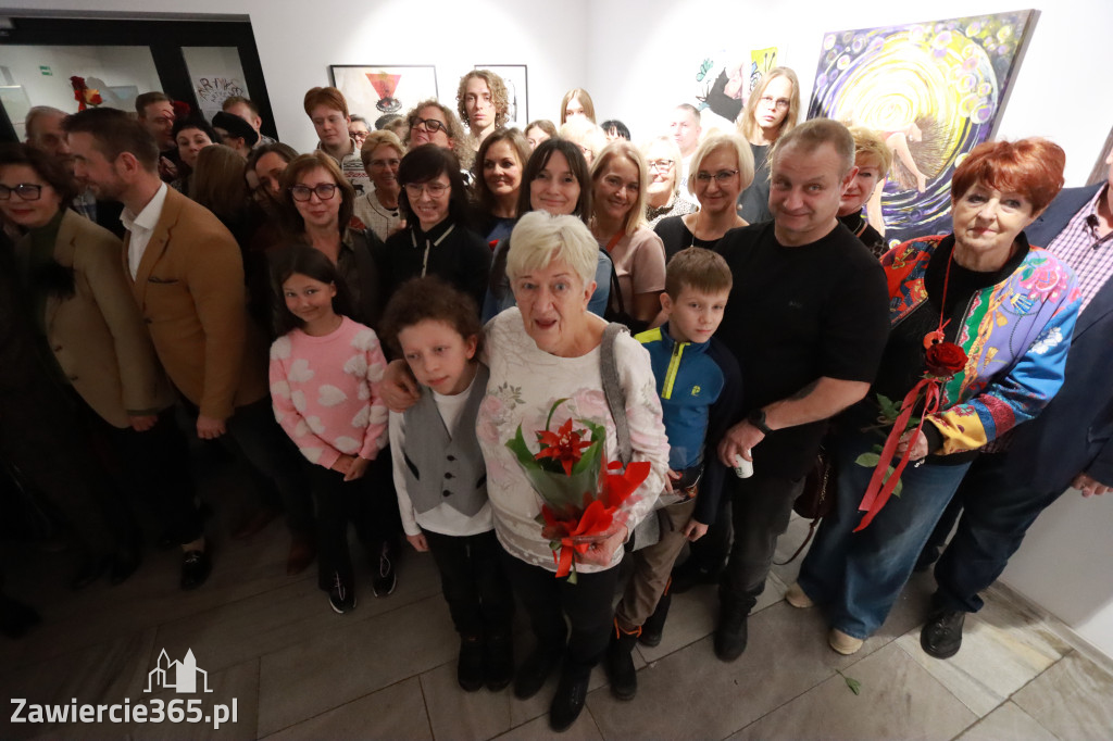 Fotorelacja: Wernisaż wystawy „Artyści na 110” w Zawierciu
