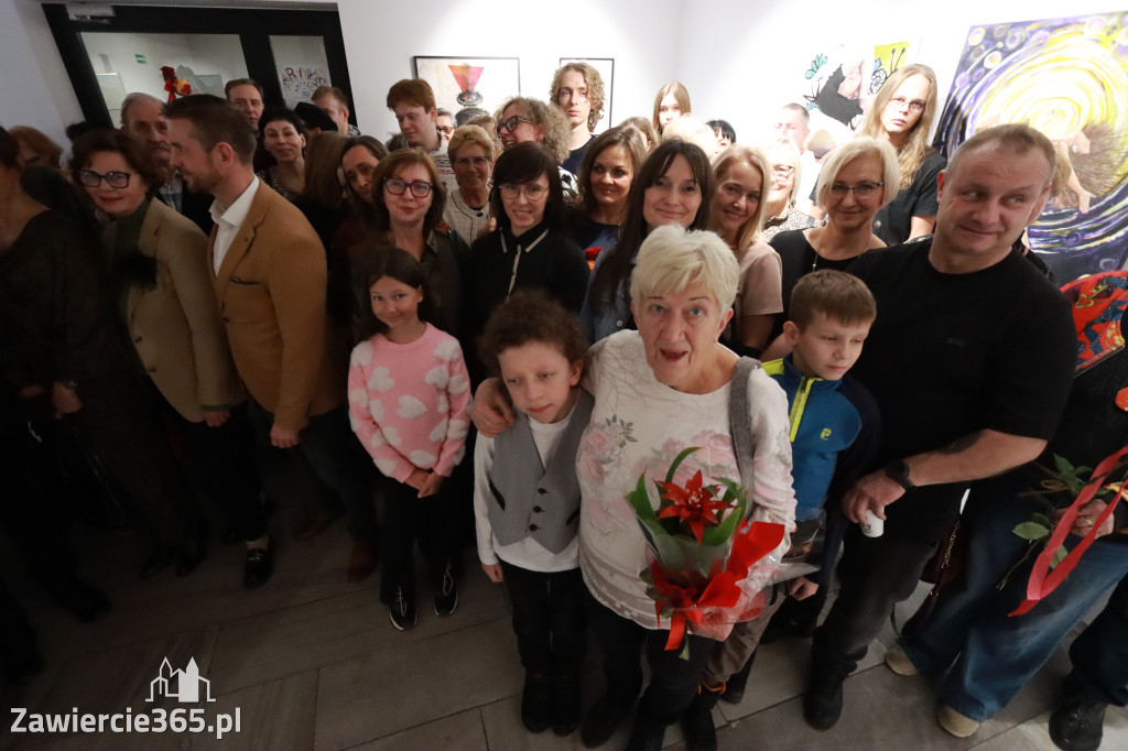 Fotorelacja: Wernisaż wystawy „Artyści na 110” w Zawierciu