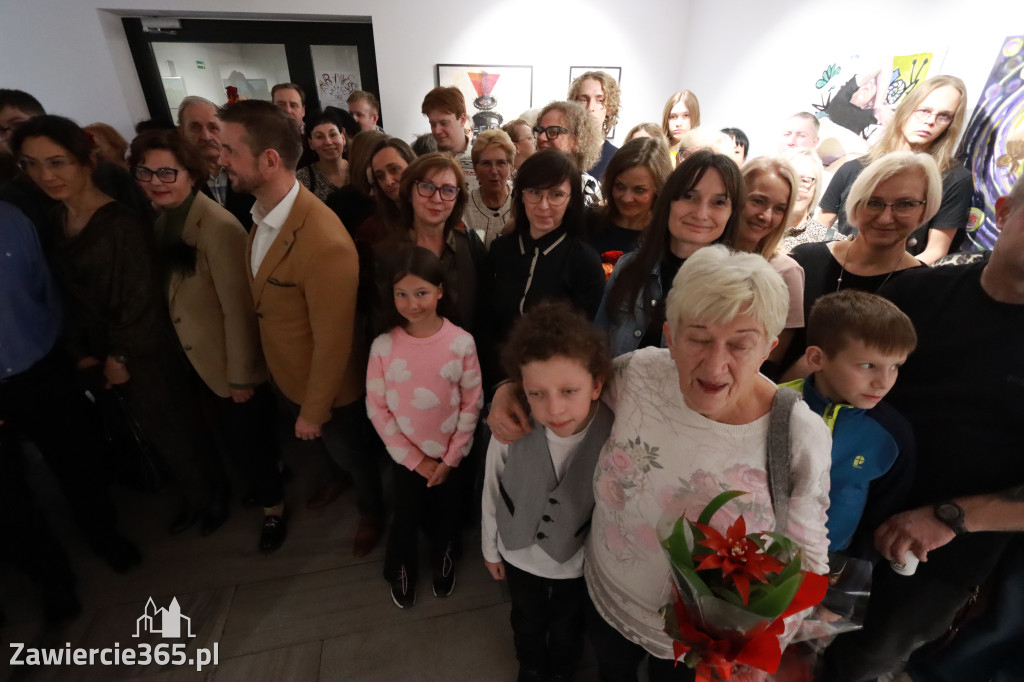 Fotorelacja: Wernisaż wystawy „Artyści na 110” w Zawierciu