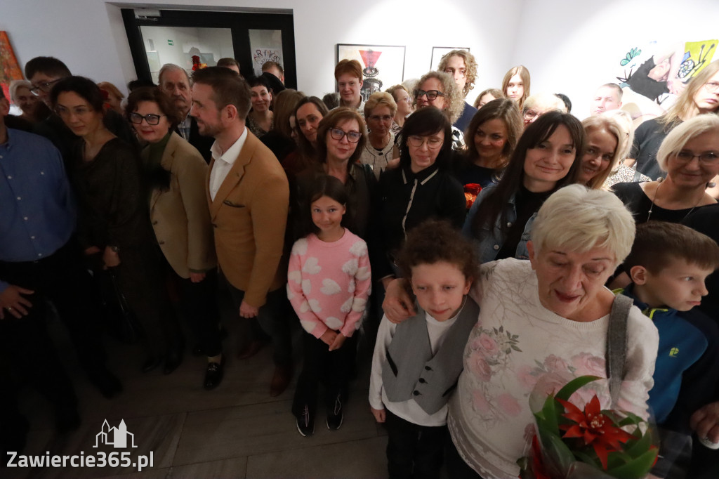 Fotorelacja: Wernisaż wystawy „Artyści na 110” w Zawierciu