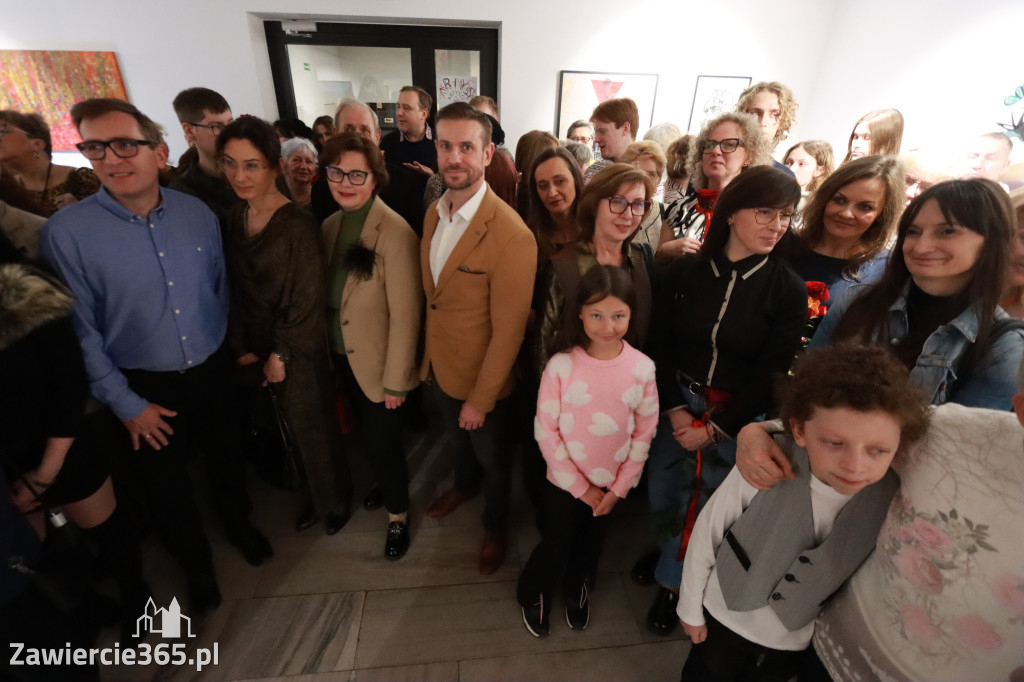 Fotorelacja: Wernisaż wystawy „Artyści na 110” w Zawierciu