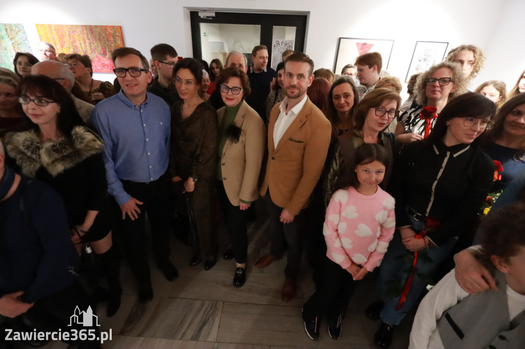 Fotorelacja: Wernisaż wystawy „Artyści na 110” w Zawierciu