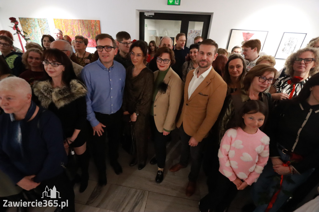 Fotorelacja: Wernisaż wystawy „Artyści na 110” w Zawierciu