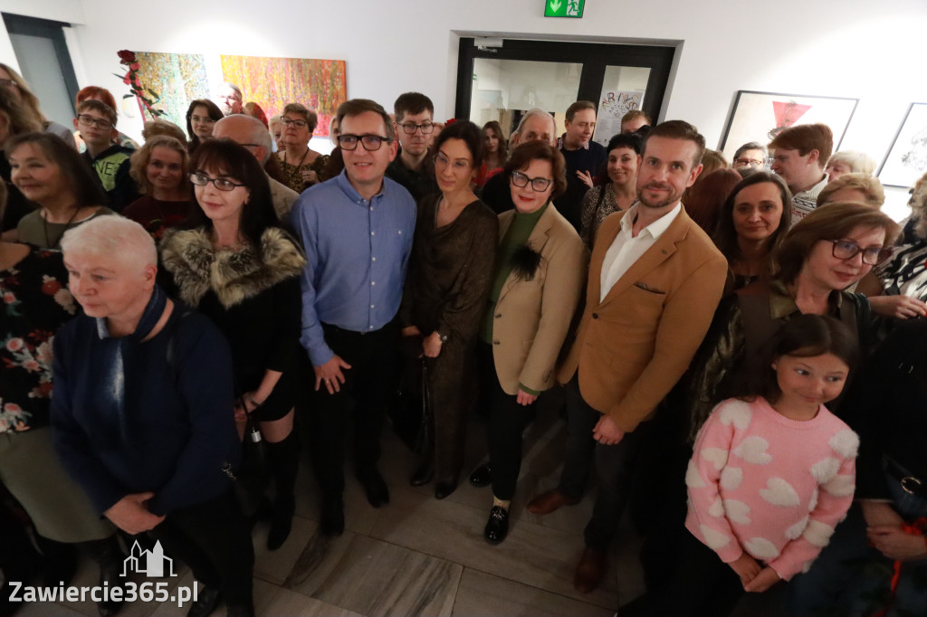 Fotorelacja: Wernisaż wystawy „Artyści na 110” w Zawierciu