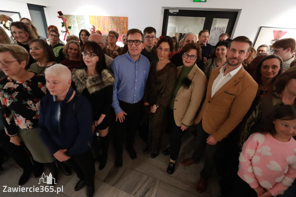 Fotorelacja: Wernisaż wystawy „Artyści na 110” w Zawierciu