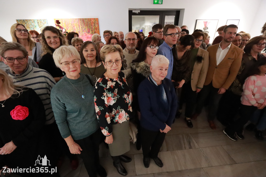 Fotorelacja: Wernisaż wystawy „Artyści na 110” w Zawierciu