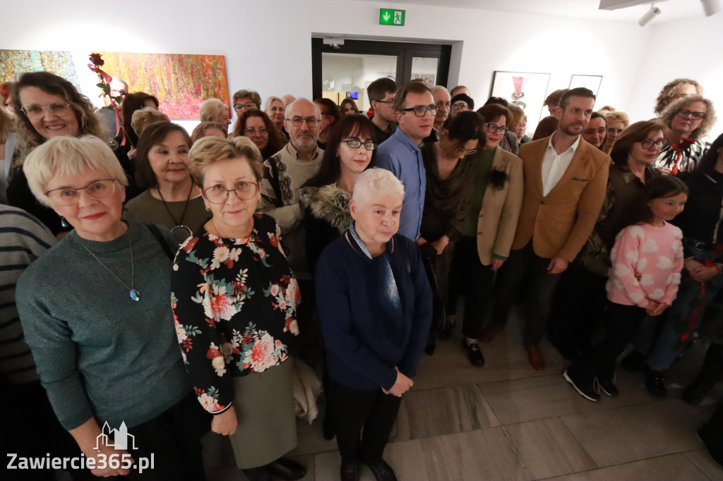 Fotorelacja: Wernisaż wystawy „Artyści na 110” w Zawierciu