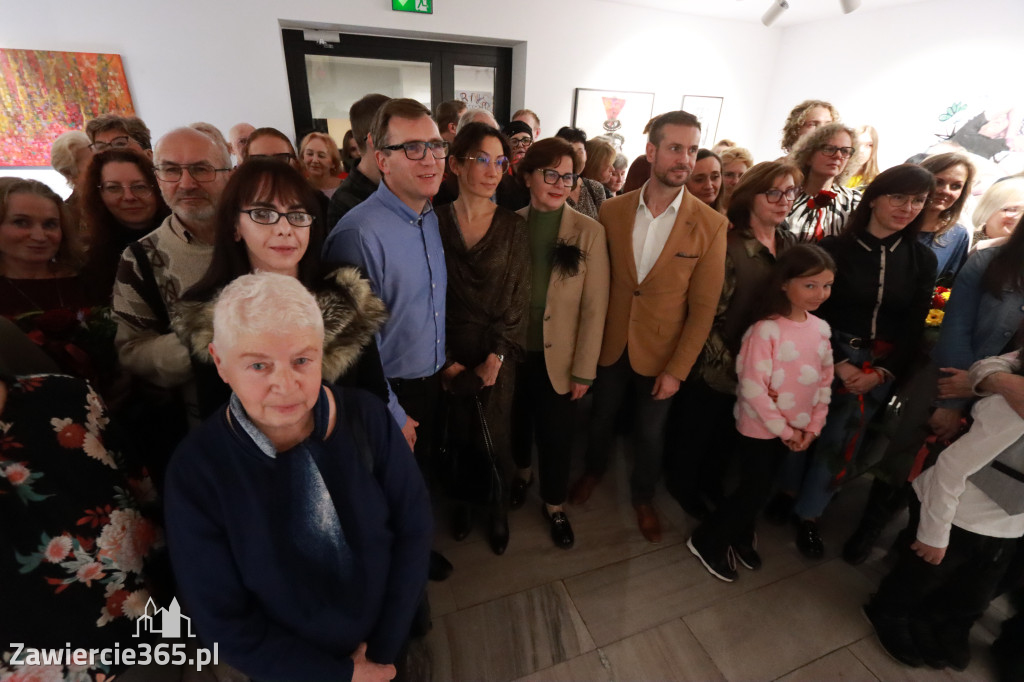 Fotorelacja: Wernisaż wystawy „Artyści na 110” w Zawierciu