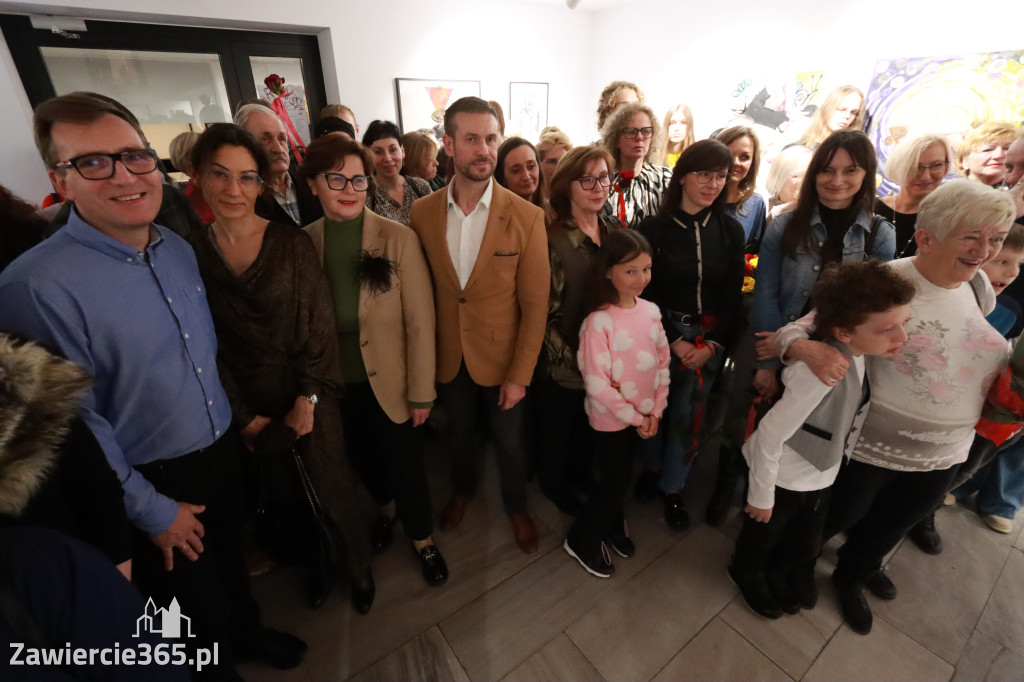 Fotorelacja: Wernisaż wystawy „Artyści na 110” w Zawierciu