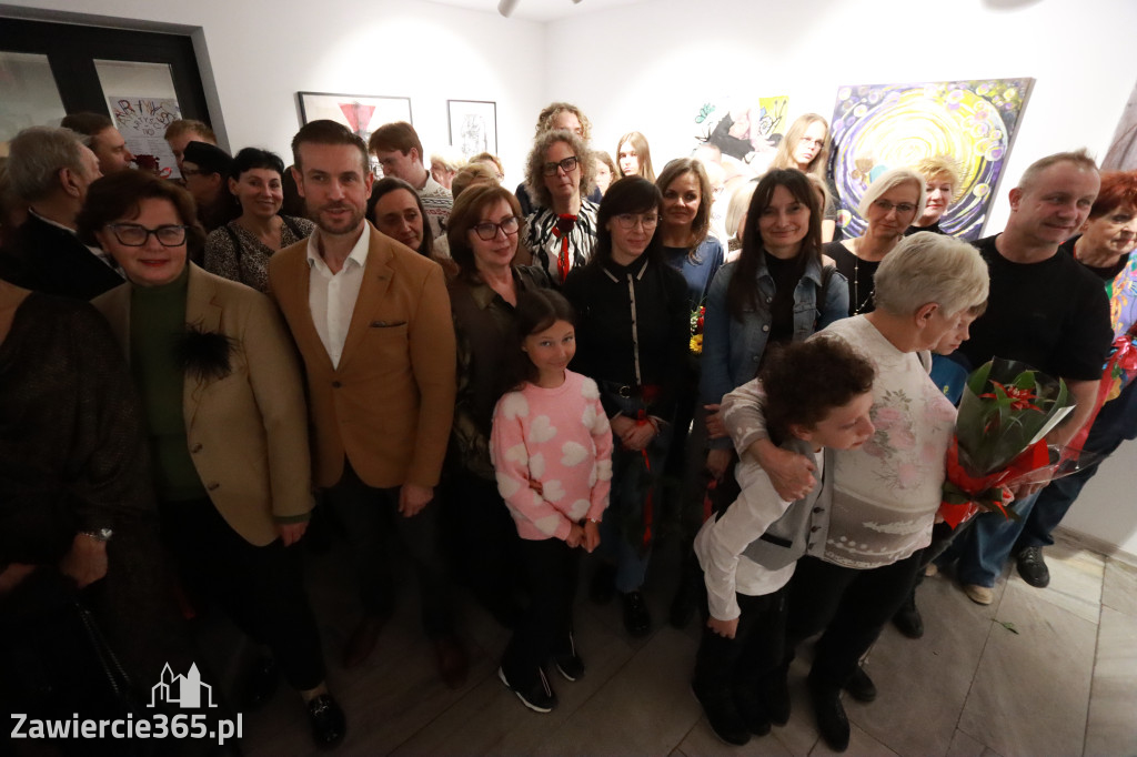 Fotorelacja: Wernisaż wystawy „Artyści na 110” w Zawierciu