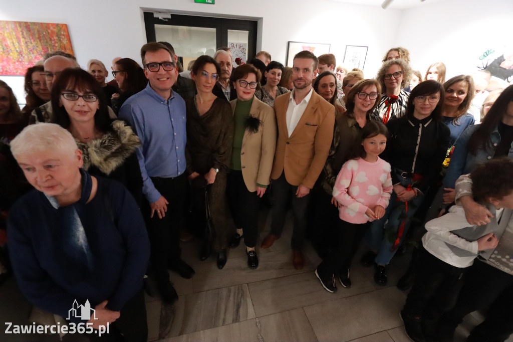Fotorelacja: Wernisaż wystawy „Artyści na 110” w Zawierciu