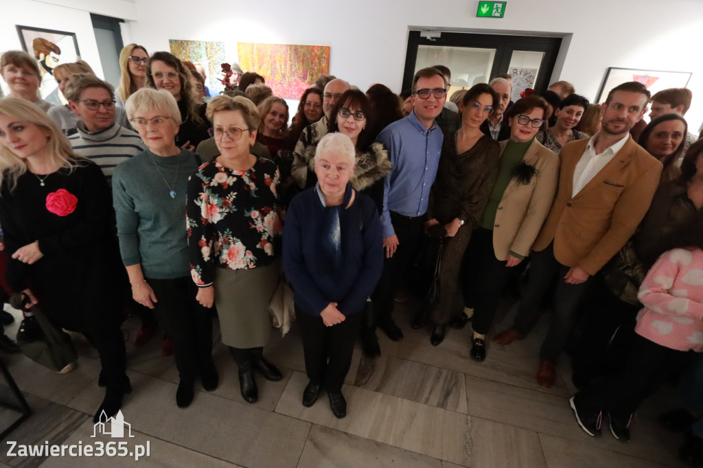 Fotorelacja: Wernisaż wystawy „Artyści na 110” w Zawierciu