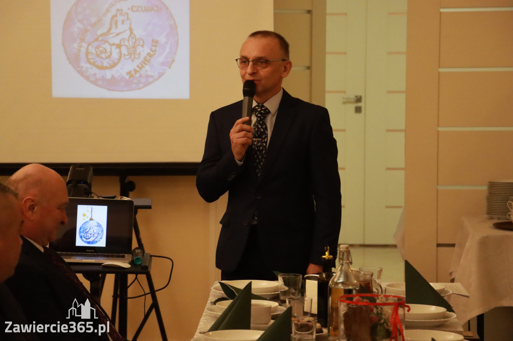 Fotorelacja: Wigilijne spotkanie członków Stowarzyszenia Ruch Harcerski CZUWAJ w Zawierciu