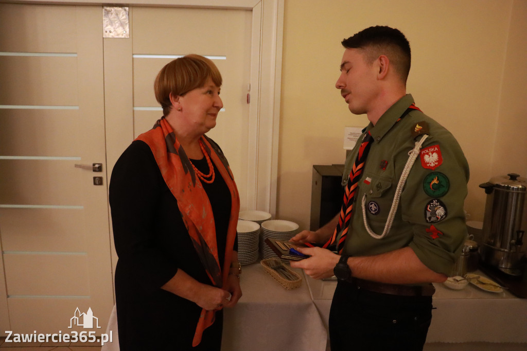 Fotorelacja: Wigilijne spotkanie członków Stowarzyszenia Ruch Harcerski CZUWAJ w Zawierciu