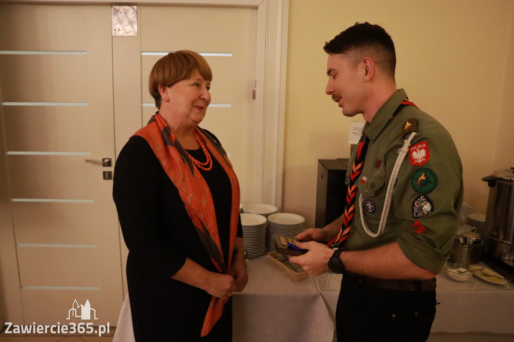 Fotorelacja: Wigilijne spotkanie członków Stowarzyszenia Ruch Harcerski CZUWAJ w Zawierciu