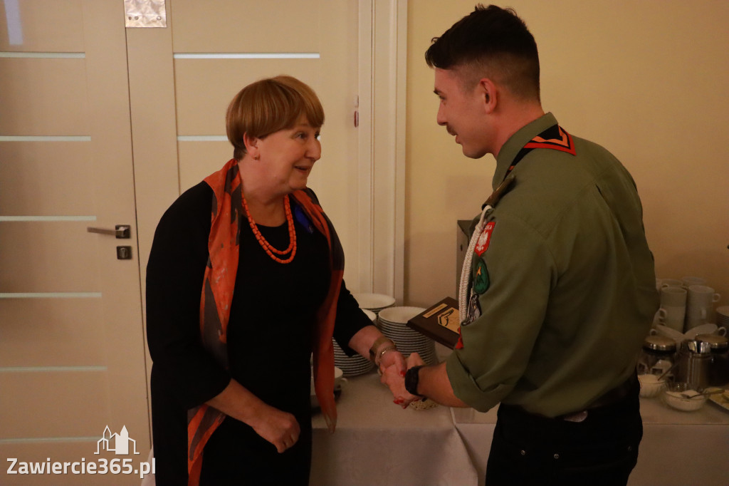 Fotorelacja: Wigilijne spotkanie członków Stowarzyszenia Ruch Harcerski CZUWAJ w Zawierciu