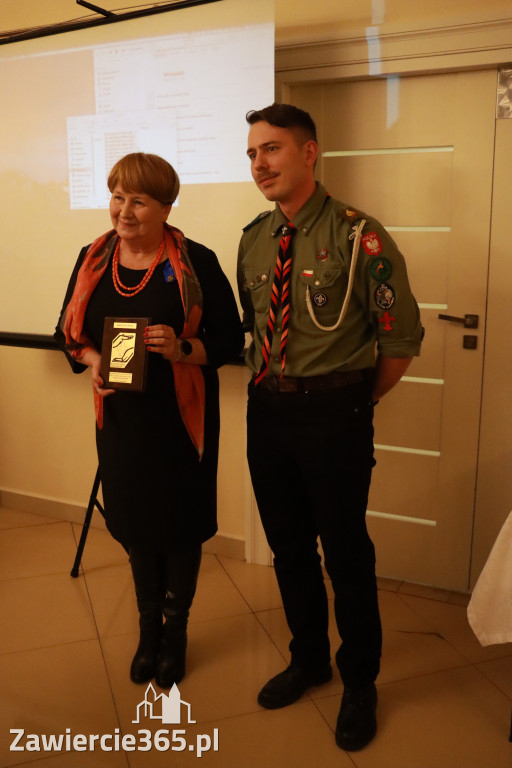 Fotorelacja: Wigilijne spotkanie członków Stowarzyszenia Ruch Harcerski CZUWAJ w Zawierciu