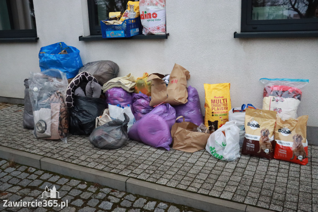 Fotorelacja: Finał akcji „Świąteczna Paka dla Zwierzaka” w Myszkowie