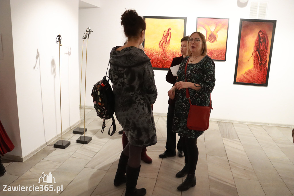 Fotorelacja: Finisaż wystawy „ARTYŚCI NA 110” w Zawierciu