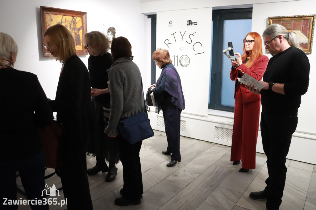 Fotorelacja: Finisaż wystawy „ARTYŚCI NA 110” w Zawierciu
