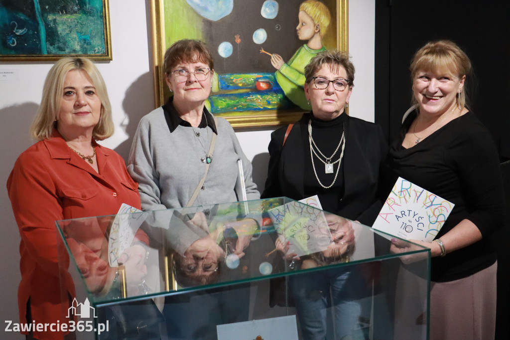 Fotorelacja: Finisaż wystawy „ARTYŚCI NA 110” w Zawierciu