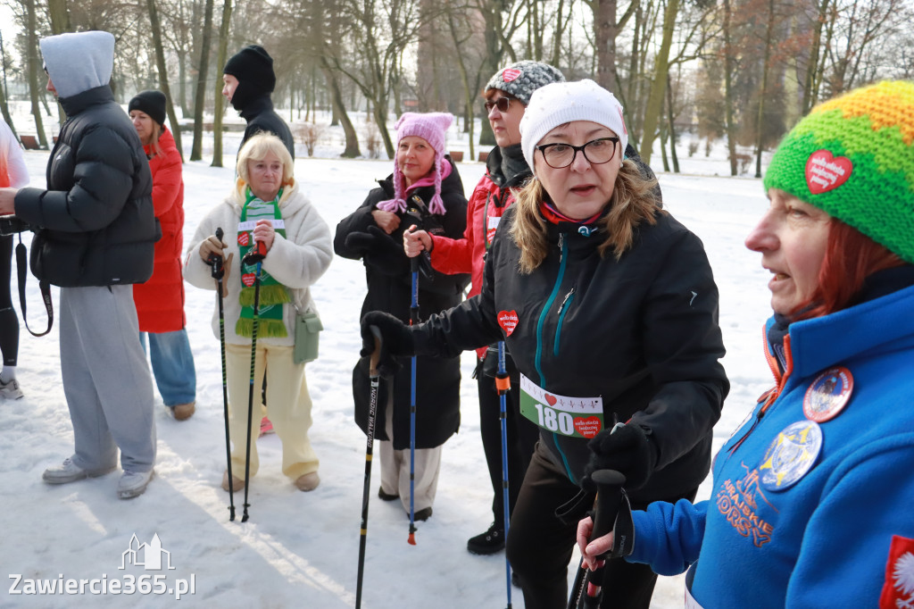 Fotorelacja: Bieg i Nordic Walking dla WOŚP w Zawierciu!