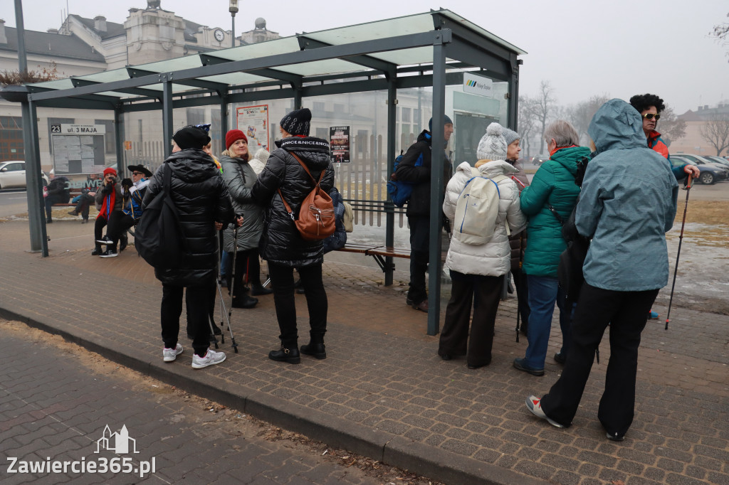 Fotorelacja: Karnawałowy Marsz Nordic Walking w Zawierciu