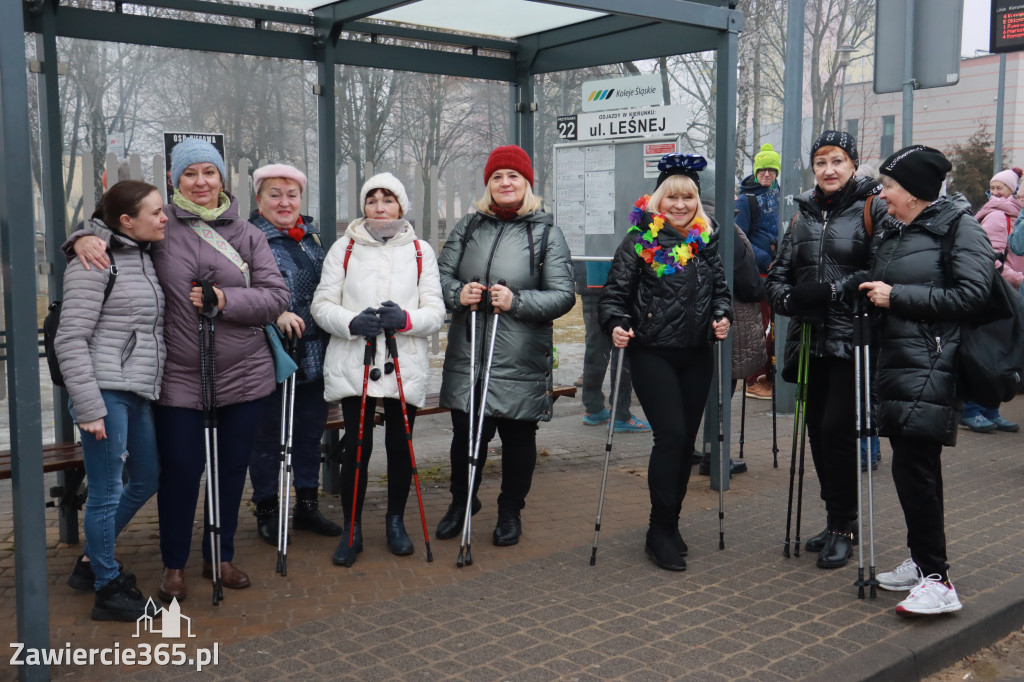 Fotorelacja: Karnawałowy Marsz Nordic Walking w Zawierciu