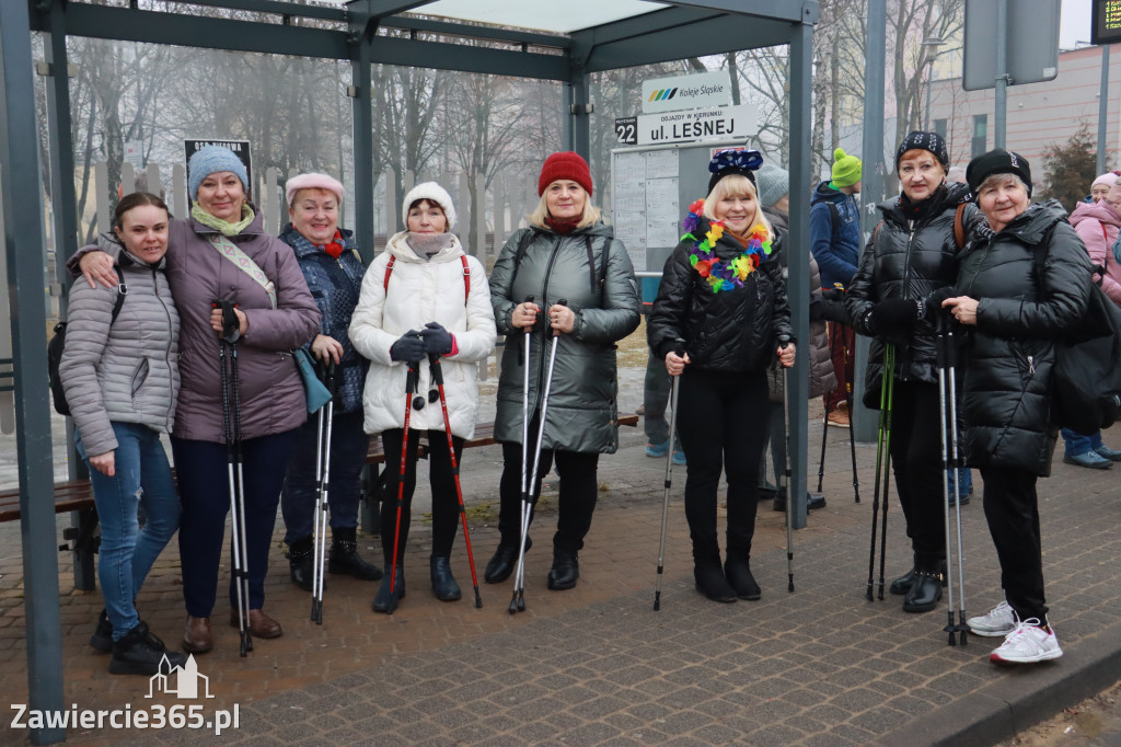 Fotorelacja: Karnawałowy Marsz Nordic Walking w Zawierciu