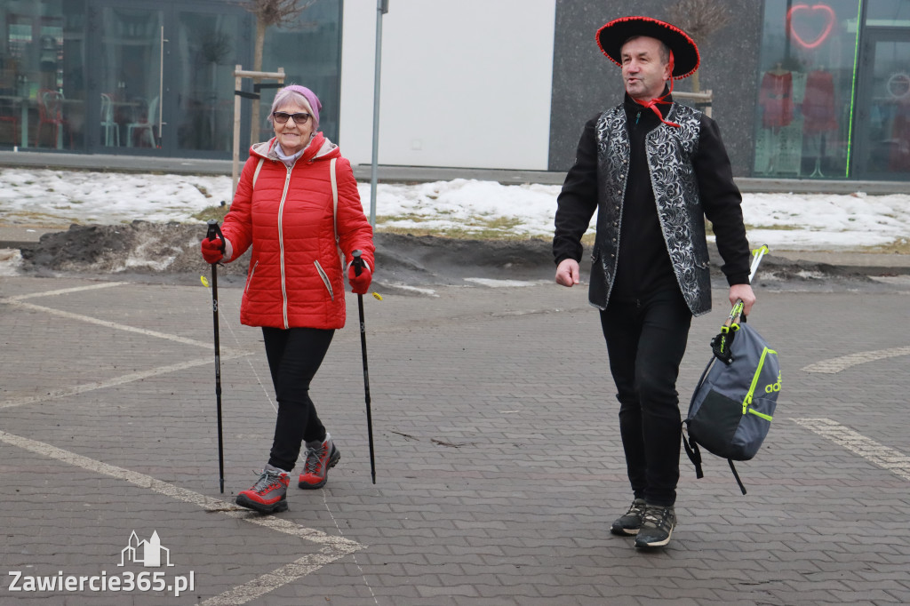 Fotorelacja: Karnawałowy Marsz Nordic Walking w Zawierciu
