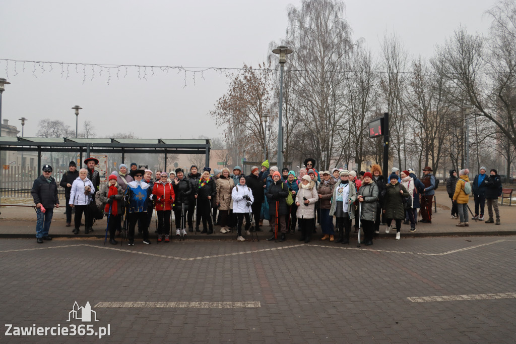 Fotorelacja: Karnawałowy Marsz Nordic Walking w Zawierciu