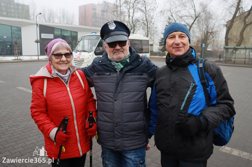 Fotorelacja: Karnawałowy Marsz Nordic Walking w Zawierciu