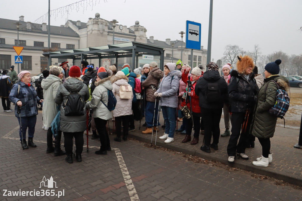 Fotorelacja: Karnawałowy Marsz Nordic Walking w Zawierciu
