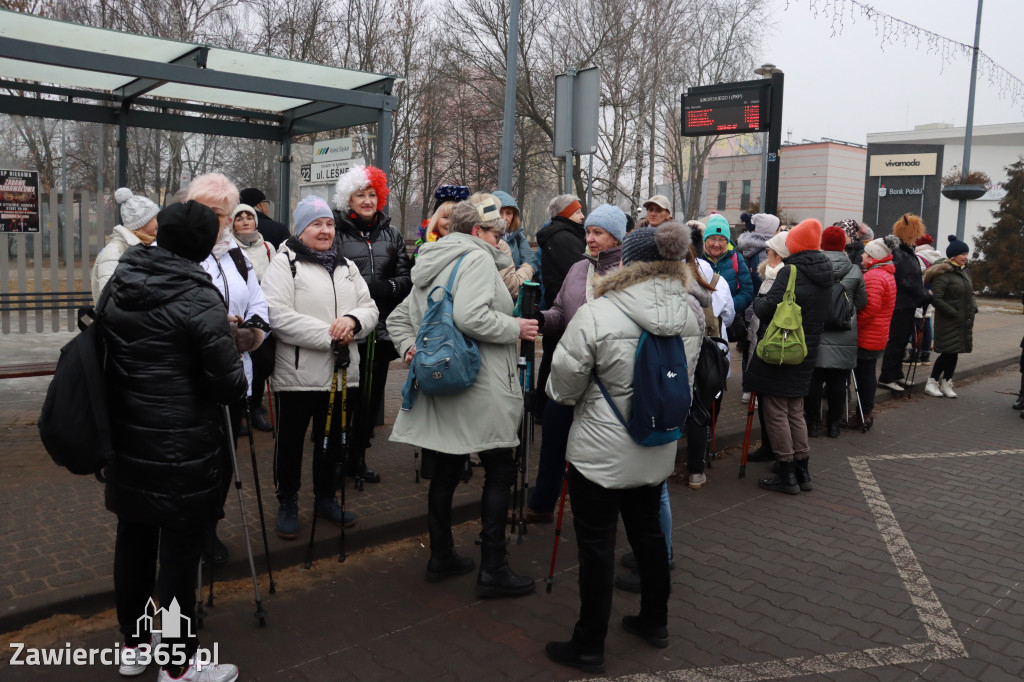 Fotorelacja: Karnawałowy Marsz Nordic Walking w Zawierciu
