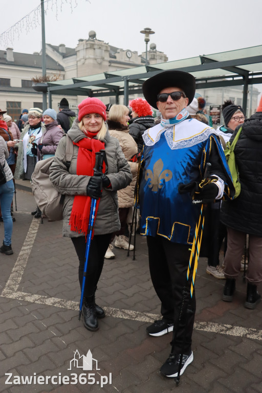 Fotorelacja: Karnawałowy Marsz Nordic Walking w Zawierciu