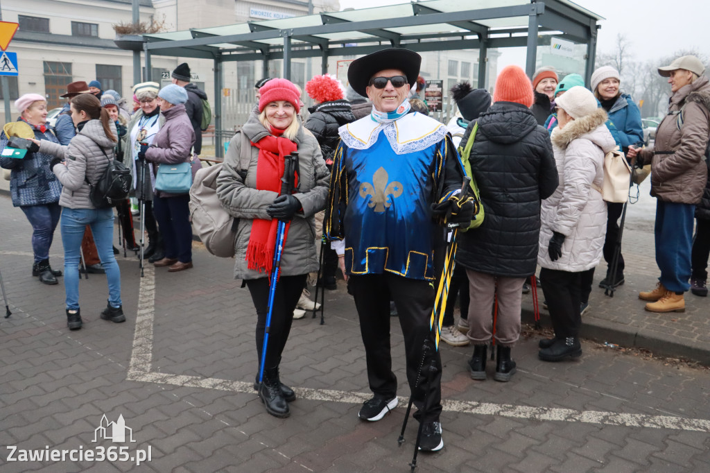 Fotorelacja: Karnawałowy Marsz Nordic Walking w Zawierciu