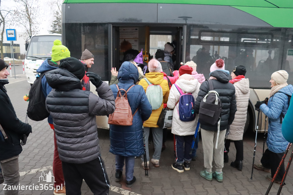Fotorelacja: Karnawałowy Marsz Nordic Walking w Zawierciu