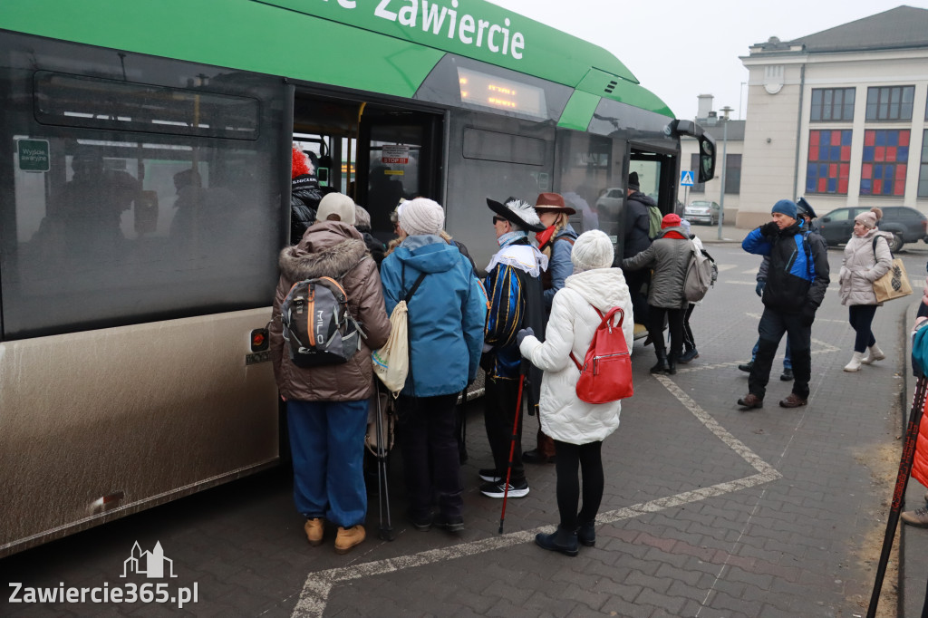 Fotorelacja: Karnawałowy Marsz Nordic Walking w Zawierciu