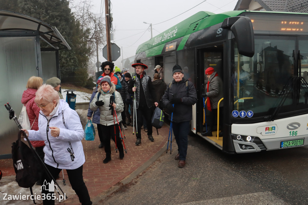 Fotorelacja: Karnawałowy Marsz Nordic Walking w Zawierciu