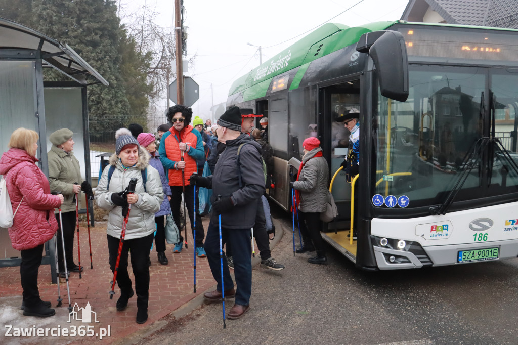 Fotorelacja: Karnawałowy Marsz Nordic Walking w Zawierciu
