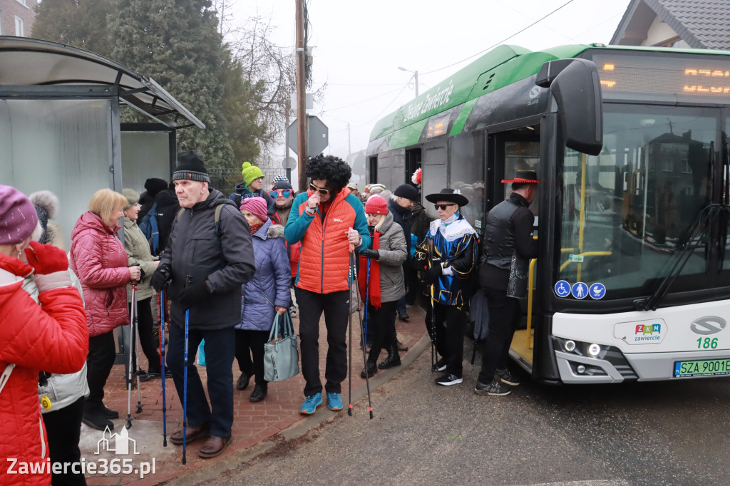 Fotorelacja: Karnawałowy Marsz Nordic Walking w Zawierciu