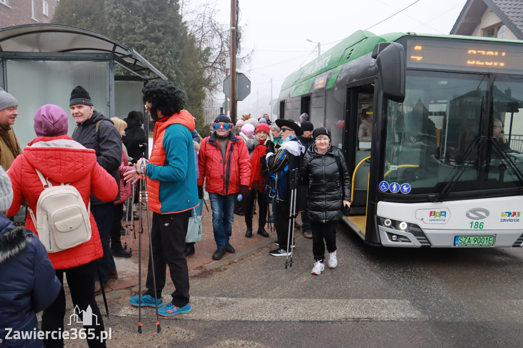Fotorelacja: Karnawałowy Marsz Nordic Walking w Zawierciu