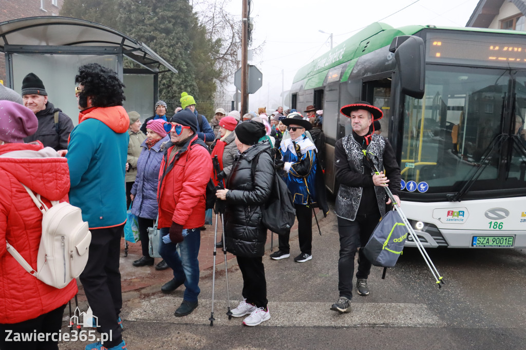 Fotorelacja: Karnawałowy Marsz Nordic Walking w Zawierciu