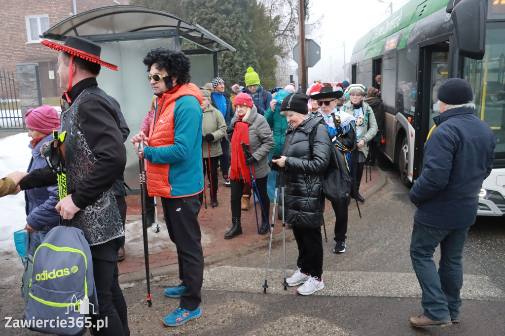 Fotorelacja: Karnawałowy Marsz Nordic Walking w Zawierciu