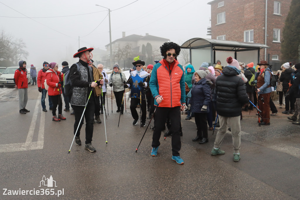 Fotorelacja: Karnawałowy Marsz Nordic Walking w Zawierciu