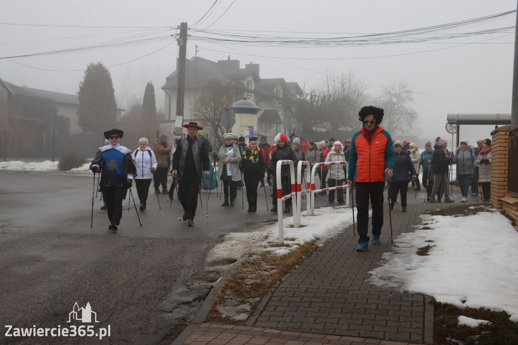 Fotorelacja: Karnawałowy Marsz Nordic Walking w Zawierciu
